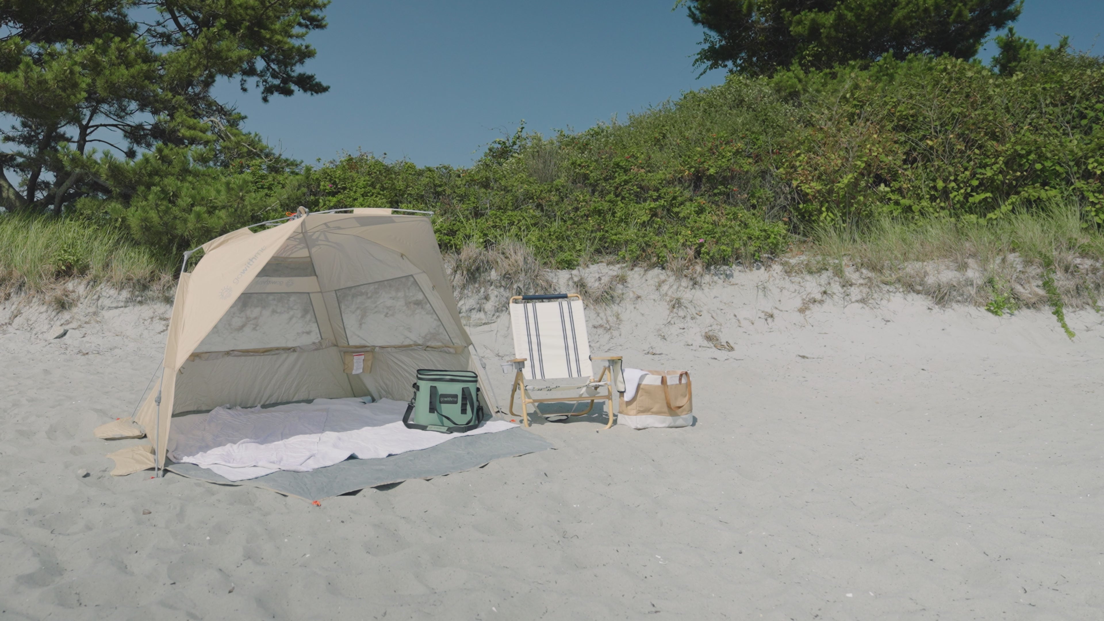 Go With Me Luxe Sun Shelter Half Tent - Tan