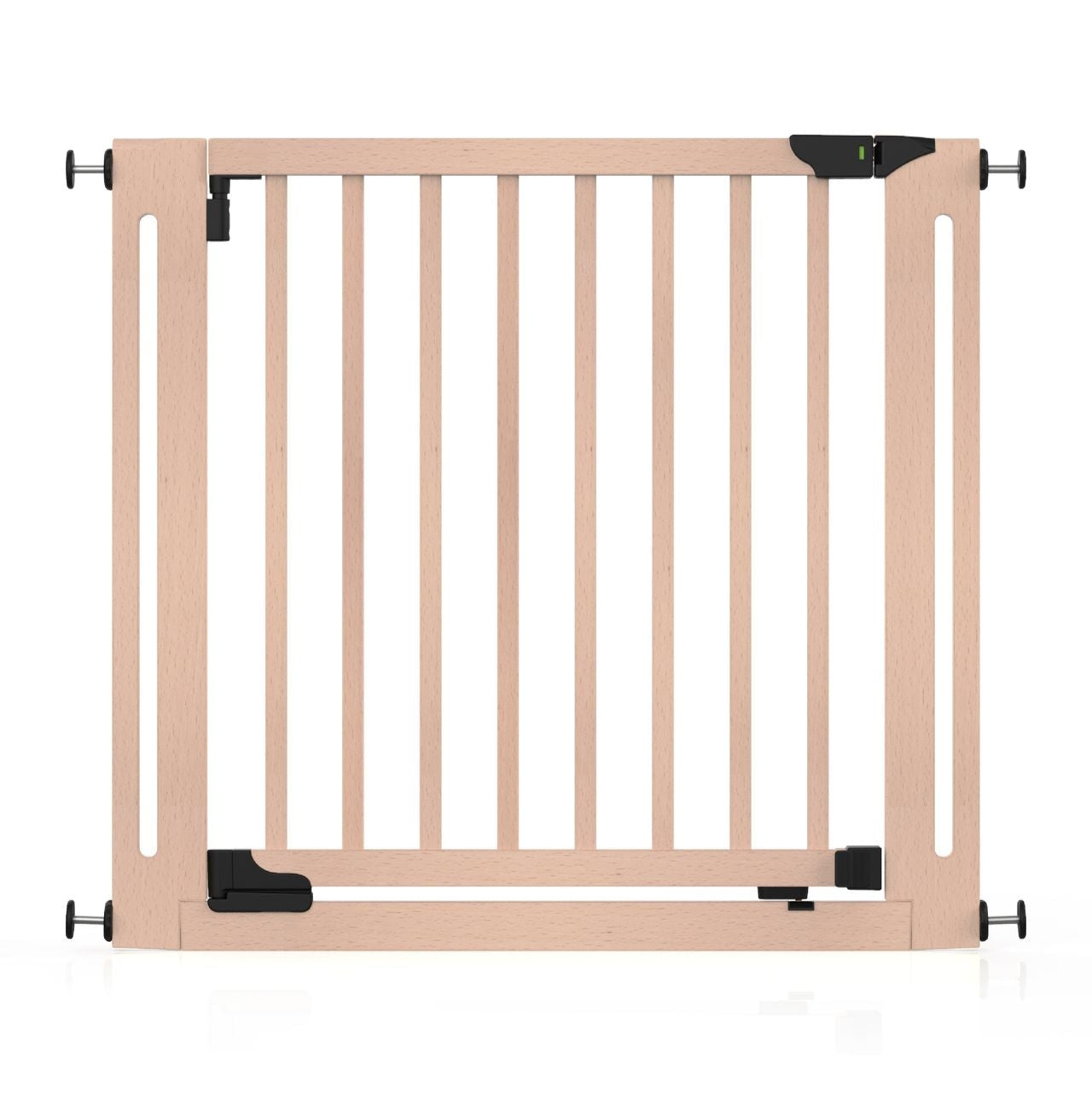 SizeWise™ Wood Pressure Mounted Gate (34.25" - 38.18") - Baby Delight