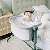 Bedside sleeping grey wink