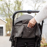 Dart Ultra Compact Folding Stroller- Charcoal Tweed - Baby Delight
