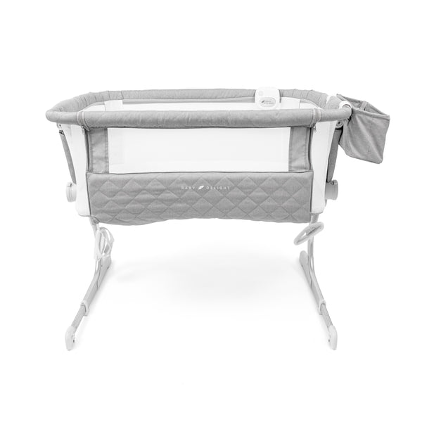 Beside Me™ Somni Deluxe Bassinet and Beside Sleeper - Quilted Grey - Baby Delight