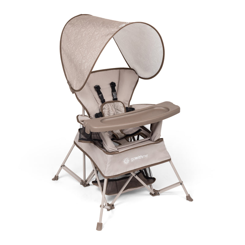 LIMITED-EDITION! Go With Me® Venture Deluxe Portable Chair - Sandstone - Baby Delight