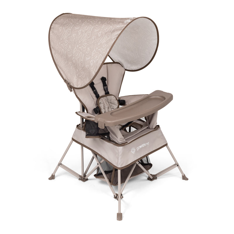 LIMITED-EDITION! Go With Me™ Venture Deluxe Portable Chair - Sandstone - Baby Delight