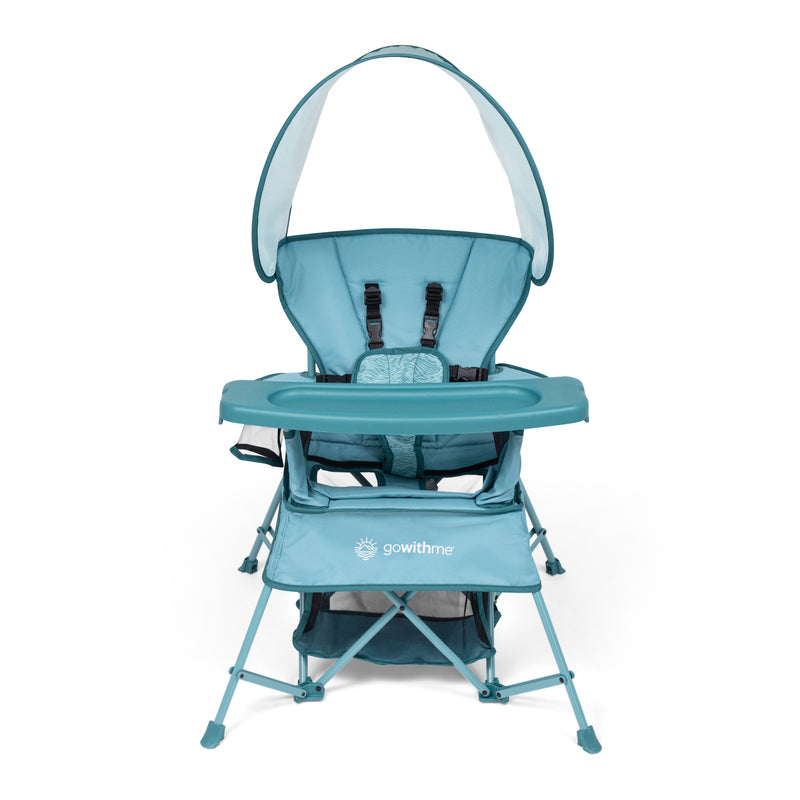 LIMITED-EDITION! Go With Me™ Venture Deluxe Portable Chair - Blue Wave - Baby Delight