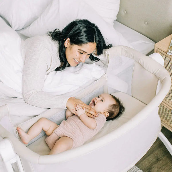 Beside Me™ Wink Organic Bassinet & Bedside Sleeper – Organic Oat - Baby Delight