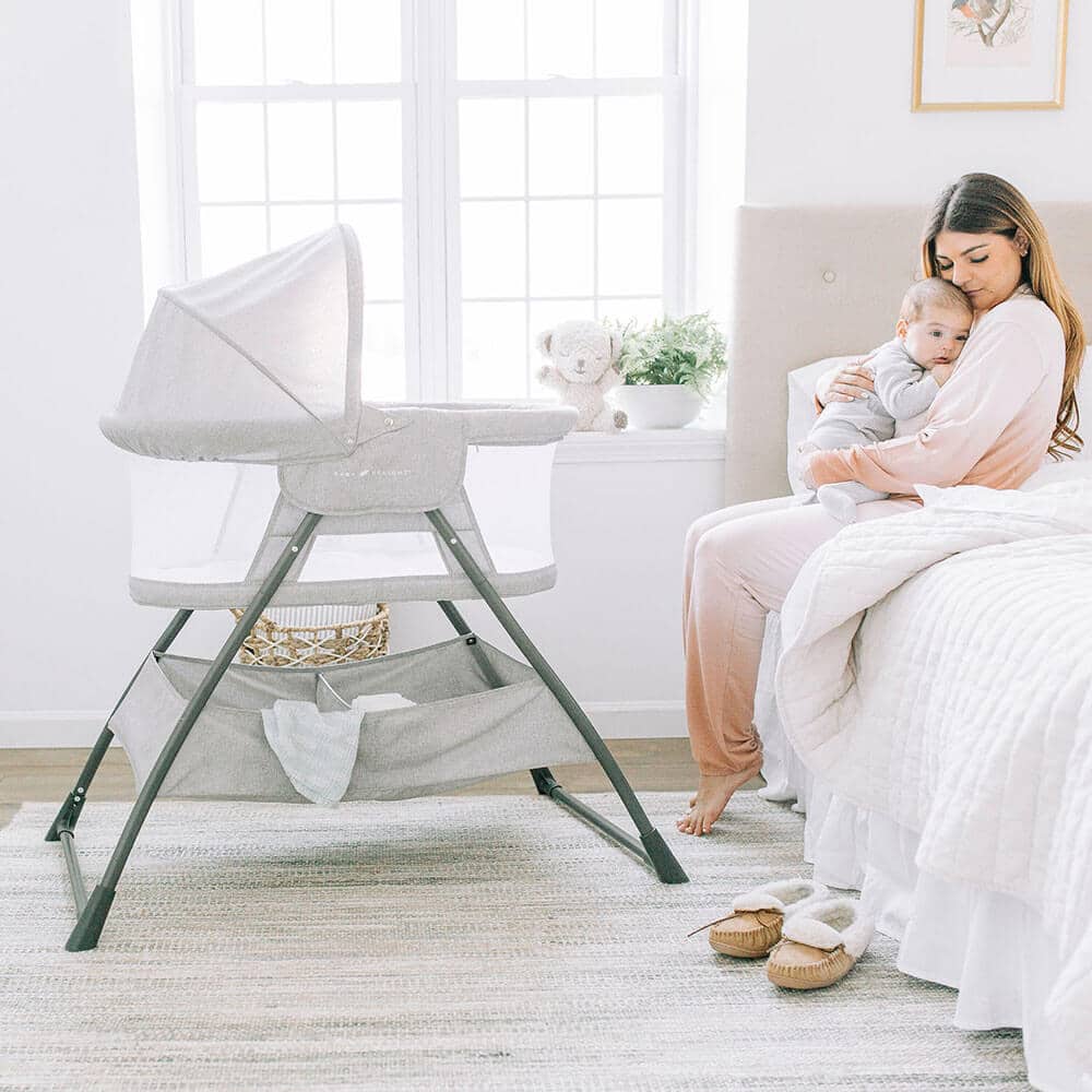 Beside Me™ Doze Deluxe Bedside Bassinet - Pebble Grey