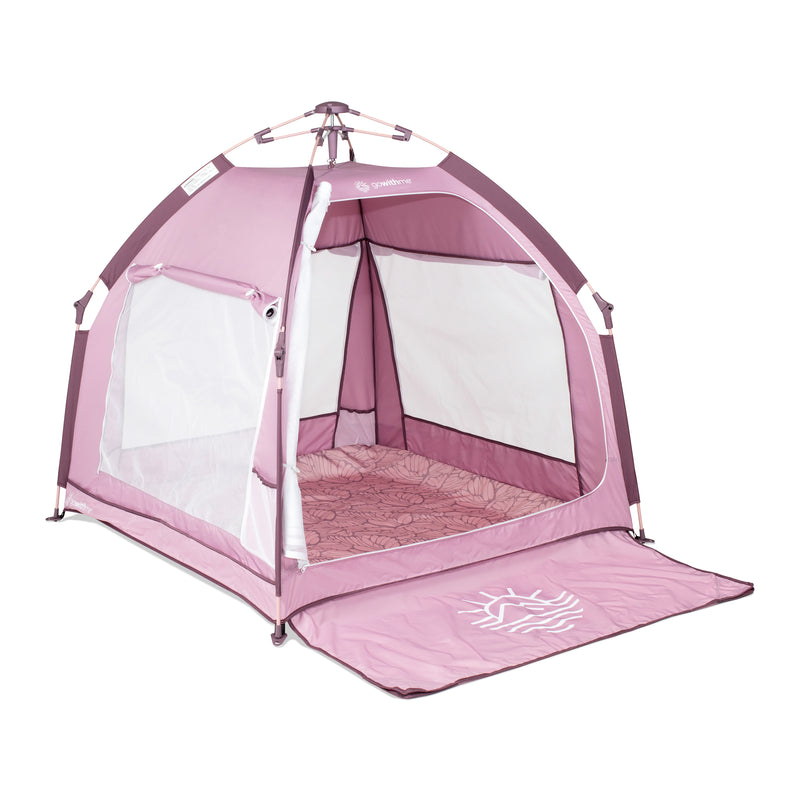 Go With Me® Villa Portable Tent/Playard-Canyon Rose - Baby Delight