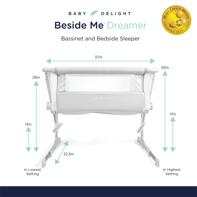 Baby delight beside me dreamer top bassinet & bedside sleeper sheets