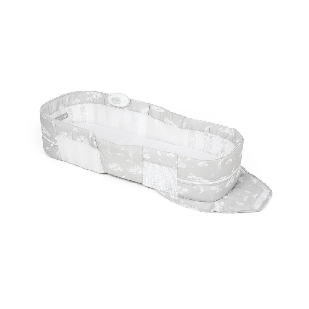 Baby delight snuggle nest harmony portable infant sleeper in silver clouds Clearance