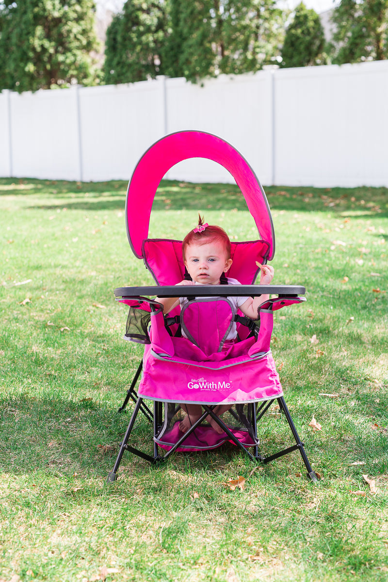 Go With Me™ Venture Deluxe Portable Chair - Pink - Baby Delight