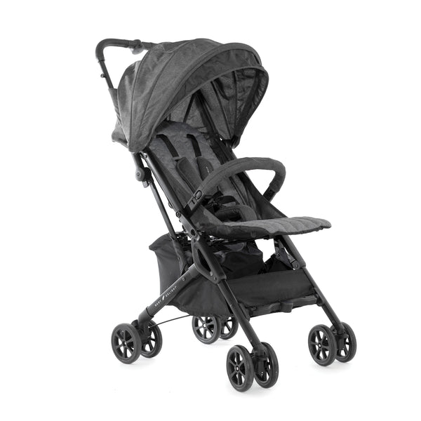 Dart Ultra Compact Folding Stroller- Charcoal Tweed - Baby Delight