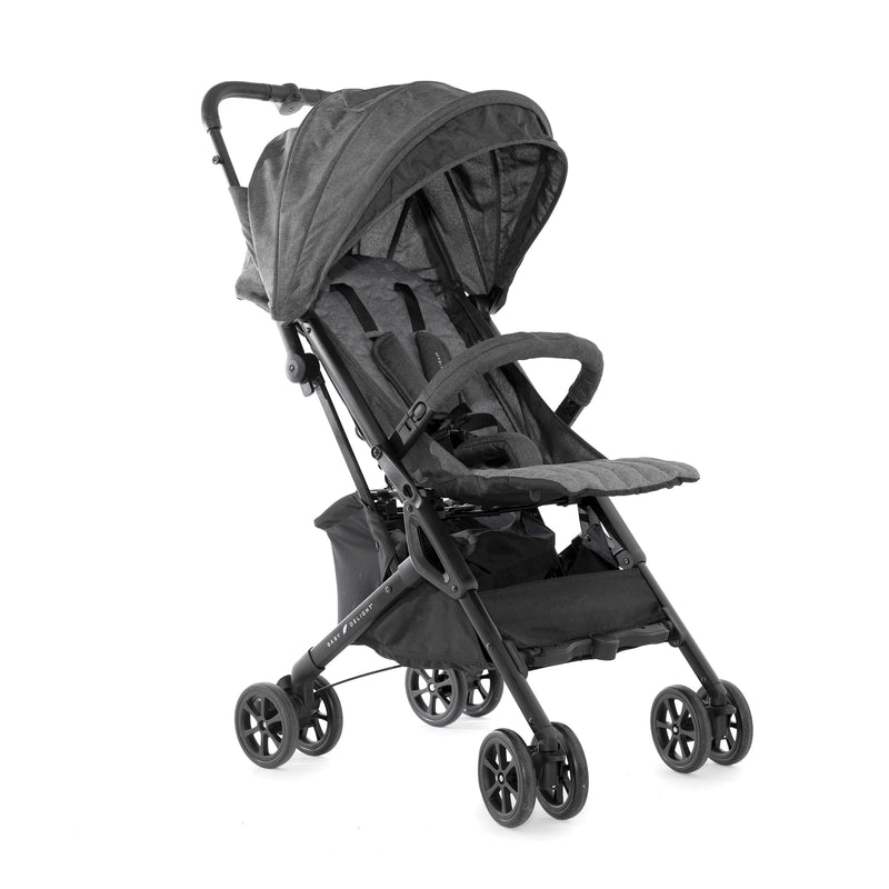 Dart Ultra Compact Folding Stroller- Charcoal Tweed - Baby Delight