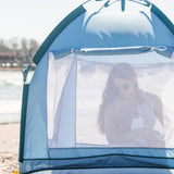 Go With Me® Villa Portable Tent/Playard-Blue Wave - Baby Delight
