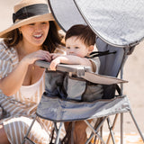 LIMITED-EDITION! Go With Me® Venture Deluxe Portable Chair - Elephant Grey - Baby Delight