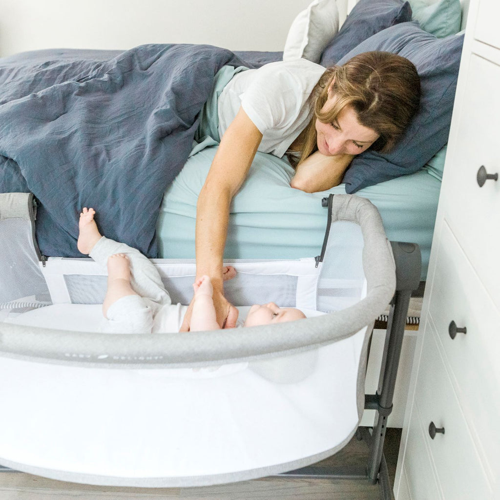 Beside Me™ Wink Bassinet & Bedside Sleeper - Pebble Grey Beside Me™ Wink Bassinet & Bedside Sleeper - Pebble Grey