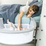 Beside Me™ Wink Bassinet & Bedside Sleeper - Pebble Grey - Baby Delight