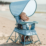 LIMITED-EDITION! Go With Me® Venture Deluxe Portable Chair - Blue Wave - Baby Delight