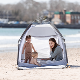 Go With Me® Villa Portable Tent/Playard-Elephant Grey - Baby Delight