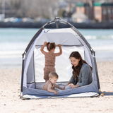 Go With Me® Villa Portable Tent/Playard-Elephant Grey - Baby Delight