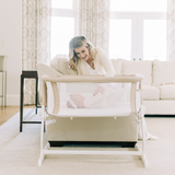 Beside Me™ Dreamer Organic Bassinet & Bedside Sleeper - Organic Oat - Baby Delight