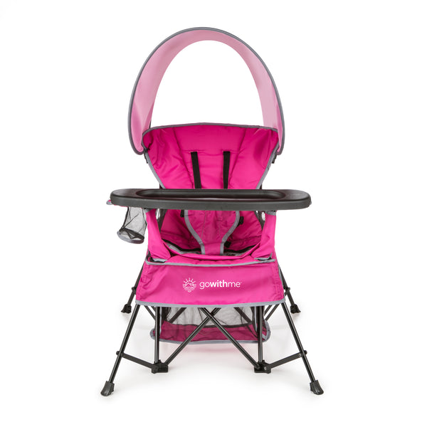 Go With Me™ Venture Deluxe Portable Chair - Pink - Baby Delight