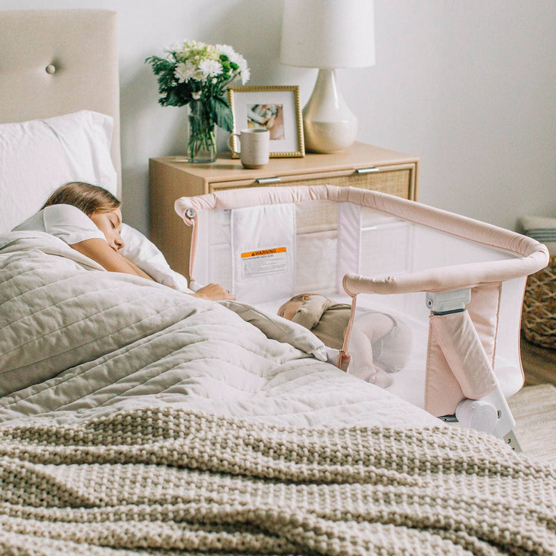 Beside Me™ Dreamer Bassinet & Bedside Sleeper - Peony Pink - Baby Delight