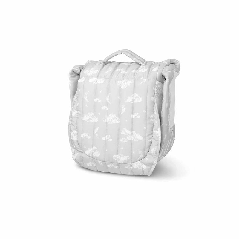 Snuggle Nest™ Harmony Portable Infant Sleeper – Silver Clouds