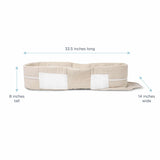 Snuggle Nest™ Organic Portable Infant Sleeper – Oatmeal Dimensions