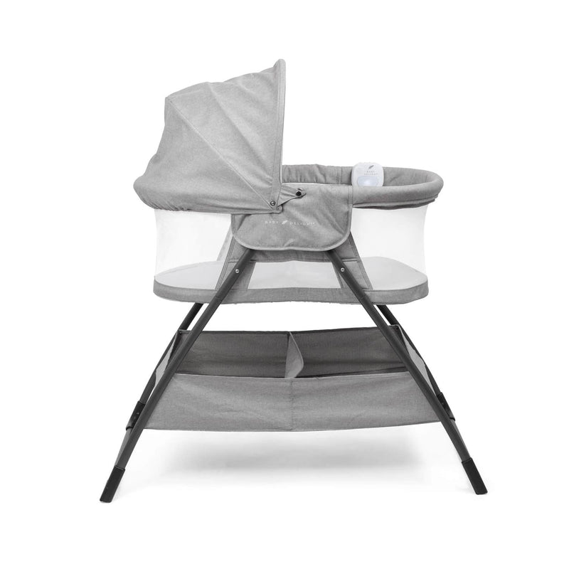 Beside Me Doze Deluxe Bedside Bassinet - Pebble Grey