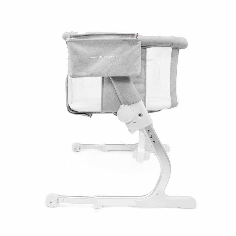 Beside Me Dreamer Somni Deluxe Bassinet and Beside Sleeper - Quilted Grey