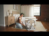 Beside Me™ Dreamer Deluxe Bassinet and Bedside Sleeper - Quilted Pebble Grey